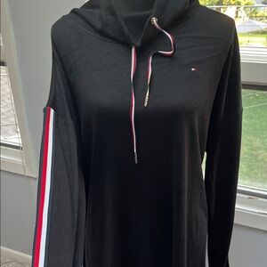 Tommy Hilfiger Black Signature Soft Sweatshirt Dress XXL